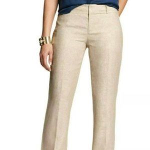 Beige Martin Fit Linen Pants